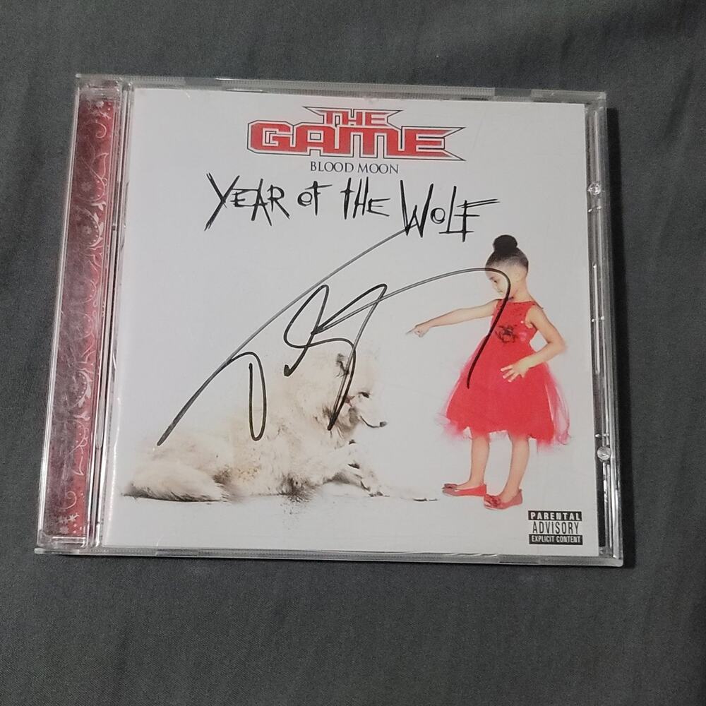 The Game Blood Moon Year of the Wolf Autographed CD